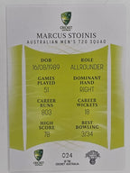 2023/24 Cricket Traders Base Card #024 Marcus Stoinis Australian Men’s T20