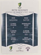 2023/24 Cricket Traders Base Card #034 Beth Mooney Australian Women’s Test WBBL