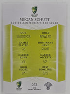 2023/24 Cricket Traders Base Card #053 Megan Schutt Australian Women’s T20 WBBL