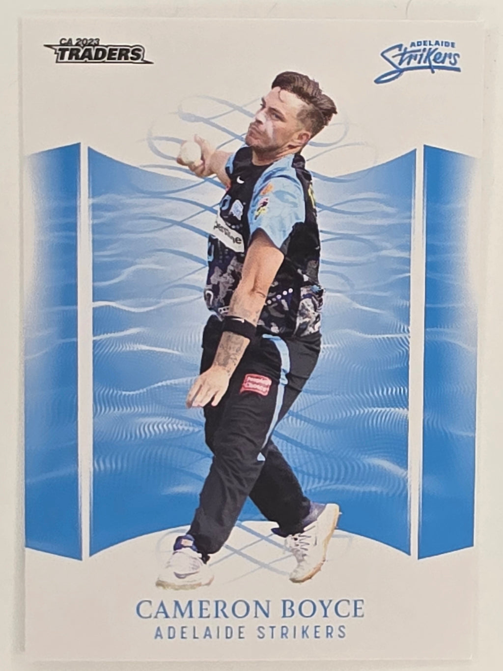 2023/24 Cricket Traders Base Card #056 Cameron Boyce Adelaide Strikers