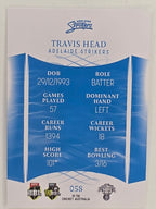 2023/24 Cricket Traders Base Card #058 Travis Head Adelaide Strikers