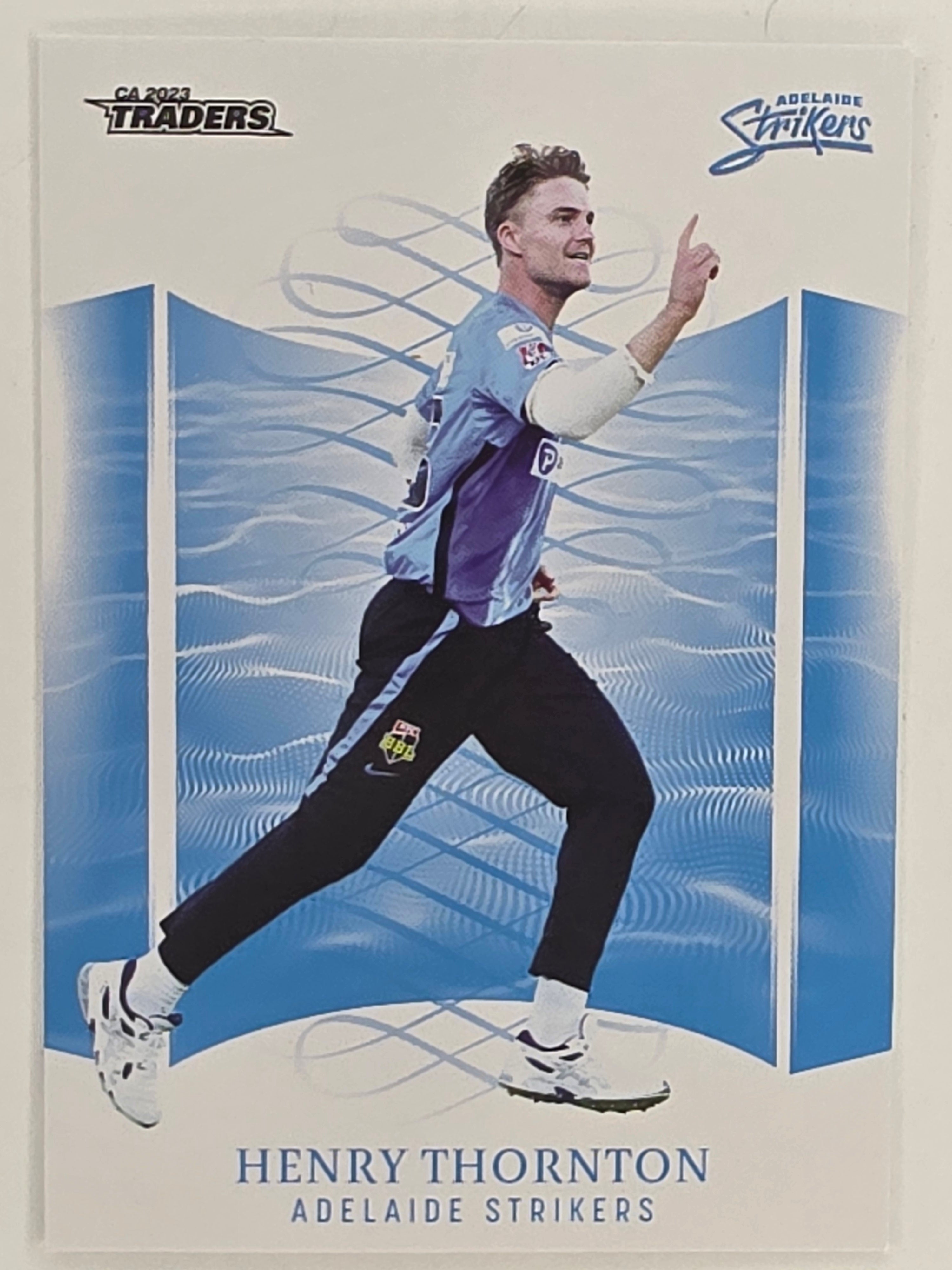 2023/24 Cricket Traders Base Card #061 Henry Thornton Adelaide Strikers
