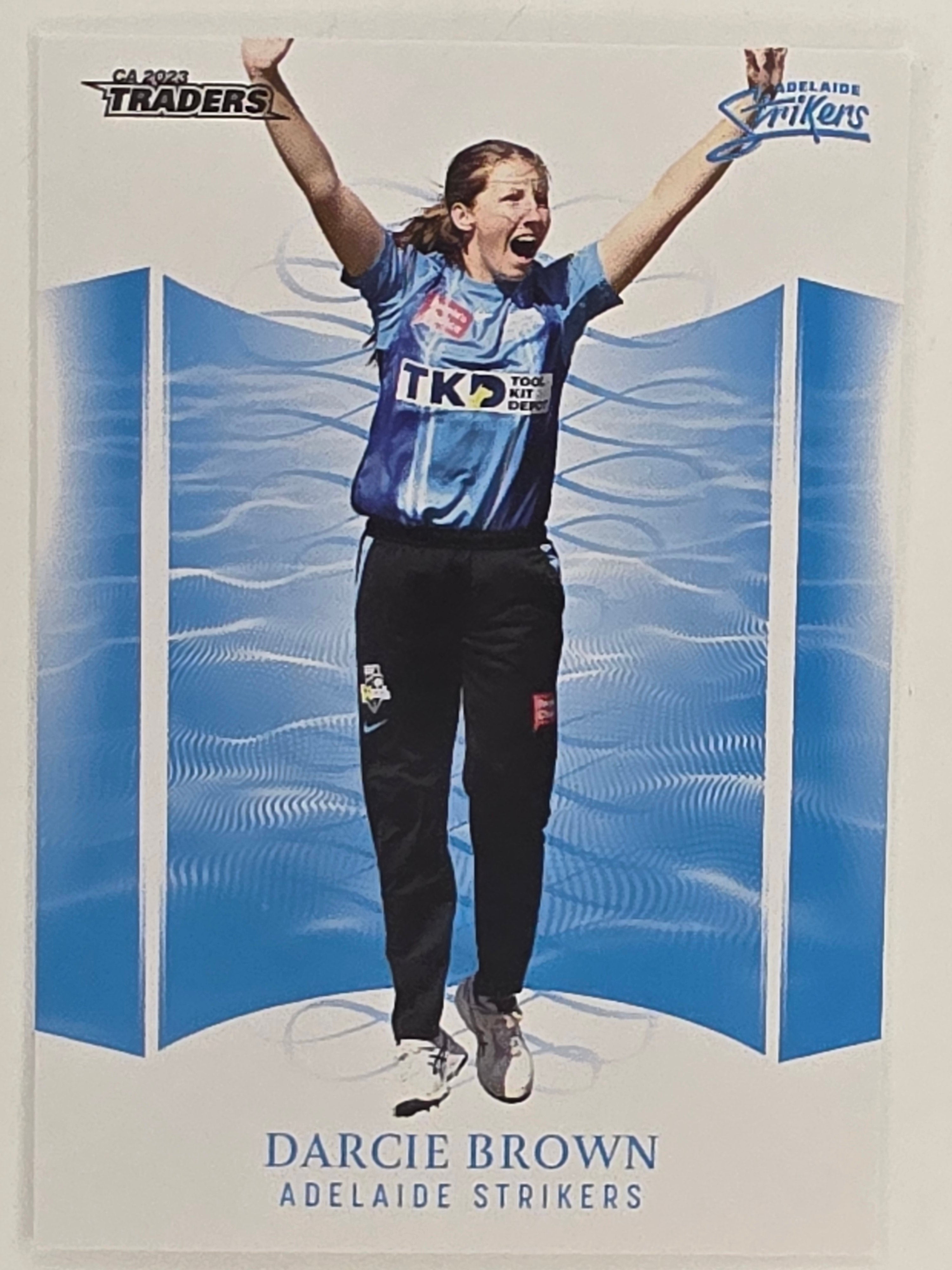 2023/24 Cricket Traders Base Card #063 Darcie Brown Adelaide Strikers WBBL