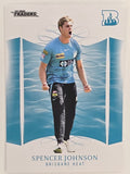 2023/24 Cricket Traders Base Card #068 Spencer Johnson Brisbane Heat