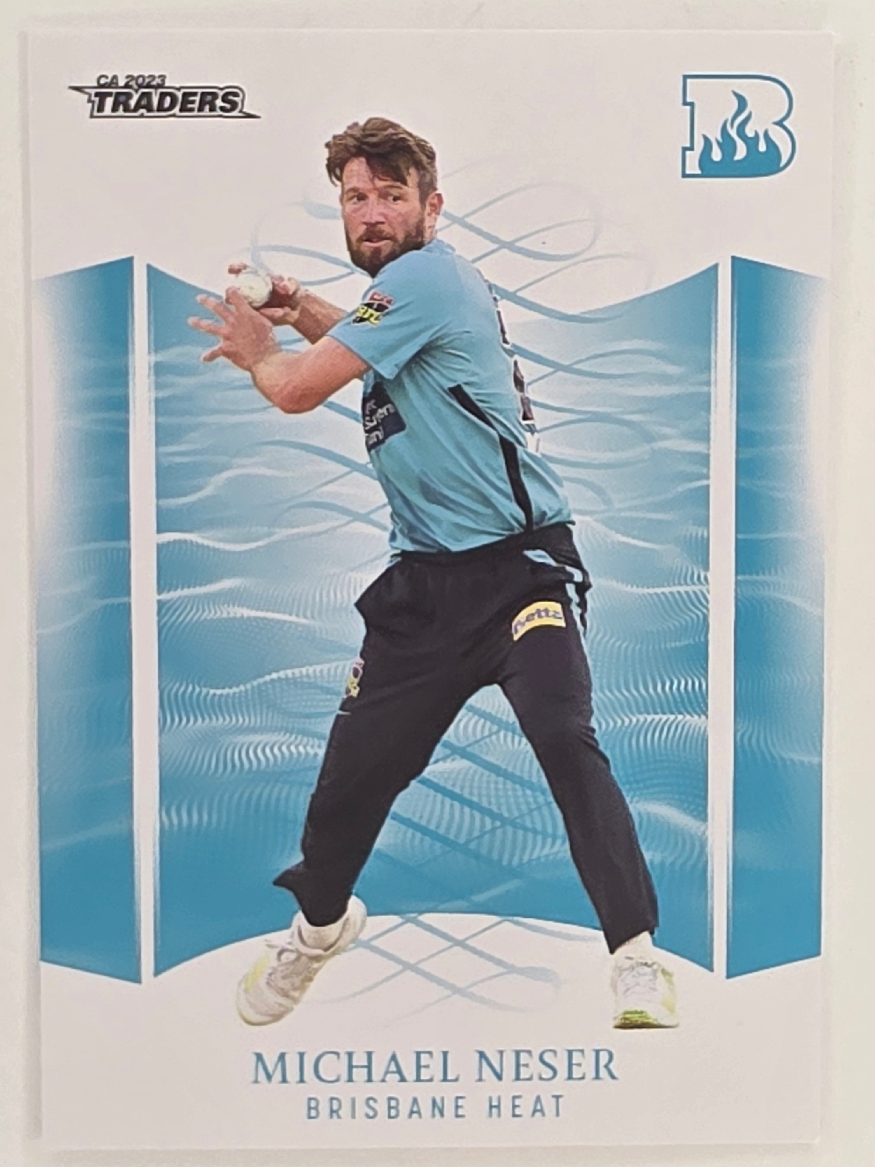 2023/24 Cricket Traders Base Card #071 Michael Neser Brisbane Heat