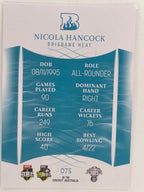 2023/24 Cricket Traders Base Card #075 Nicola Hancock Brisbane Heat WBBL