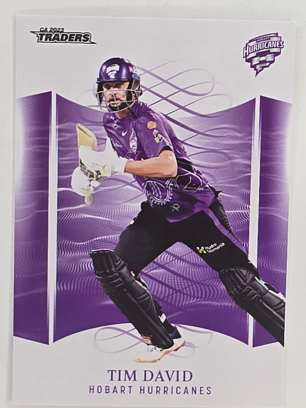 2023/24 Cricket Traders Base Card #079 Tim David Hobart Hurricanes
