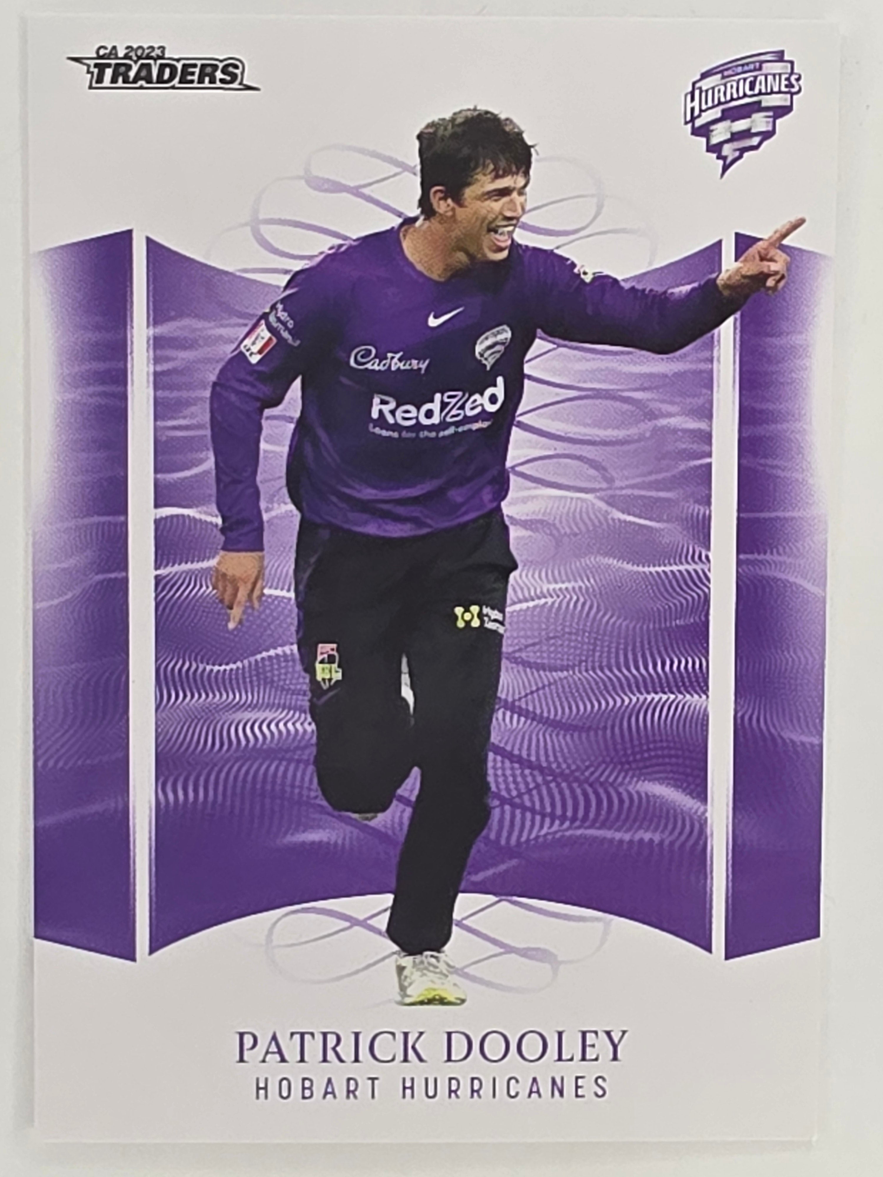 2023/24 Cricket Traders Base Card #080 Patrick Dooley Hobart Hurricanes