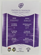 2023/24 Cricket Traders Base Card #080 Patrick Dooley Hobart Hurricanes