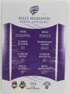 2023/24 Cricket Traders Base Card #084 Riley Meredith Hobart Hurricanes