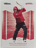 2023/24 Cricket Traders Base Card #097 Will Sutherland Melbourne Renegades