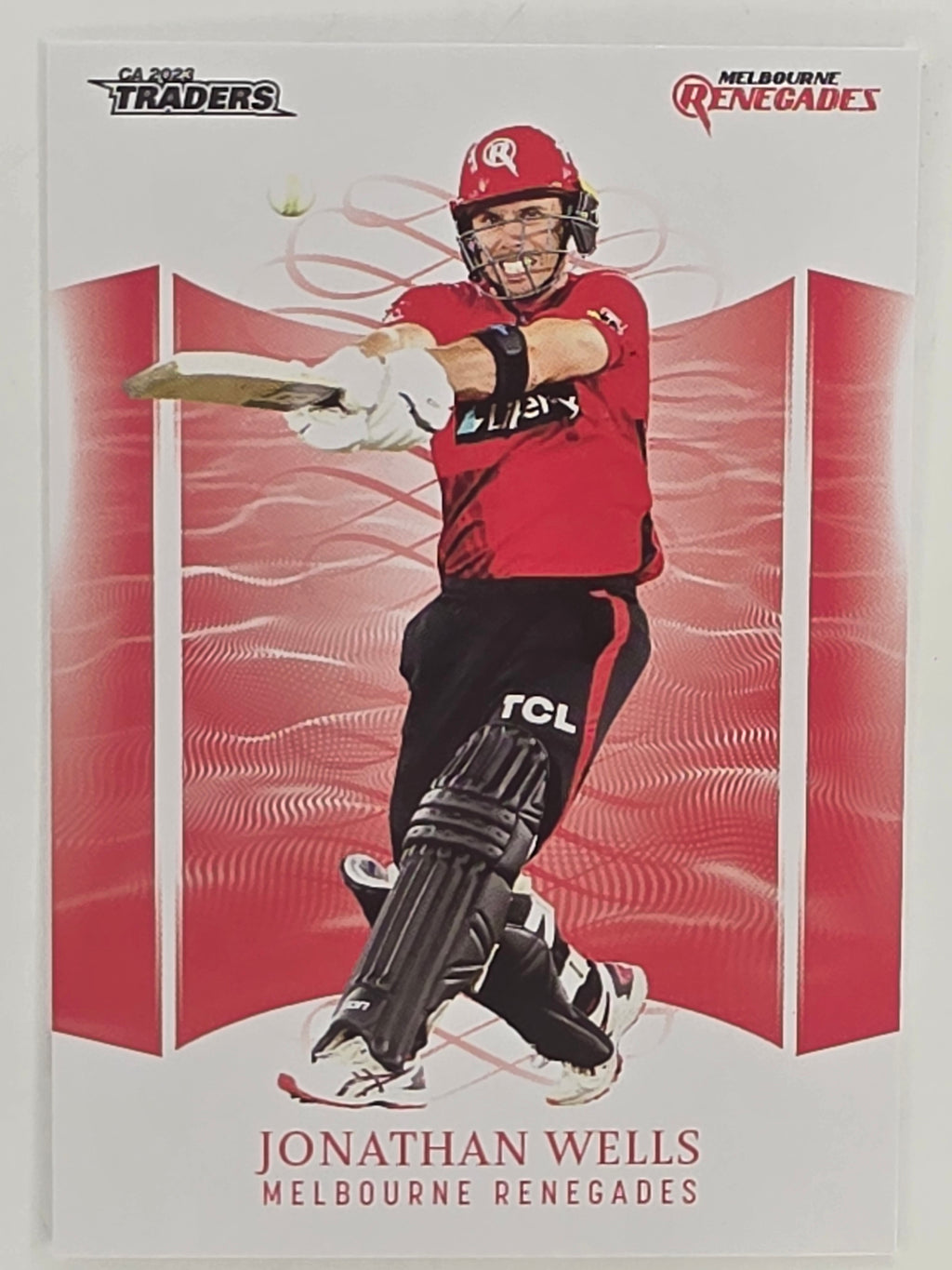 2023/24 Cricket Traders Base Card #098 Jonathan Wells Melbourne Renegades
