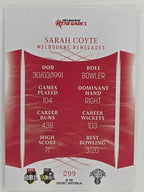 2023/24 Cricket Traders Base Card #099 Sarah Coyte Melbourne Renegades WBBL