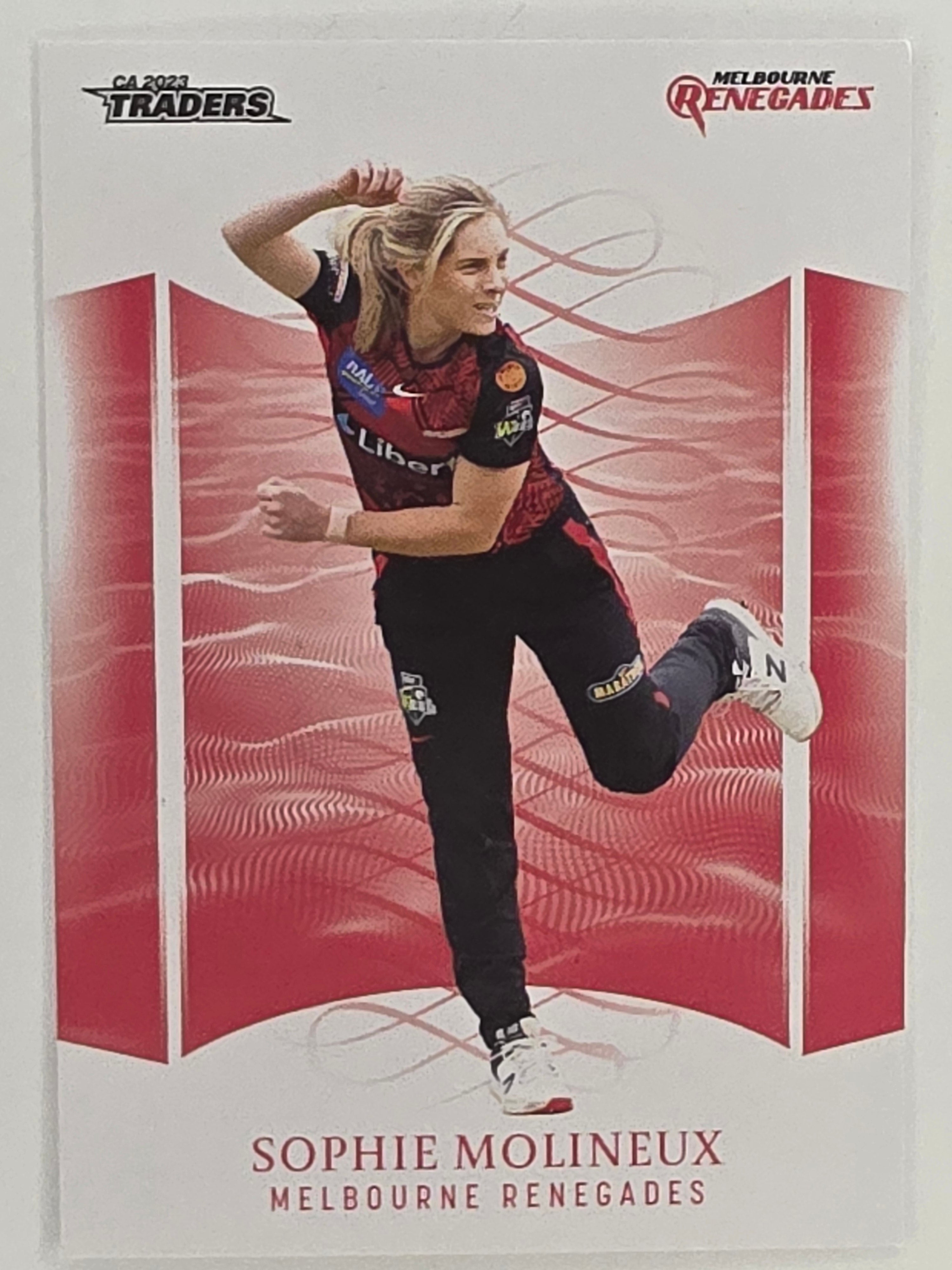 2023/24 Cricket Traders Base Card #101 Sophie Molineux Melbourne Renegades WBBL