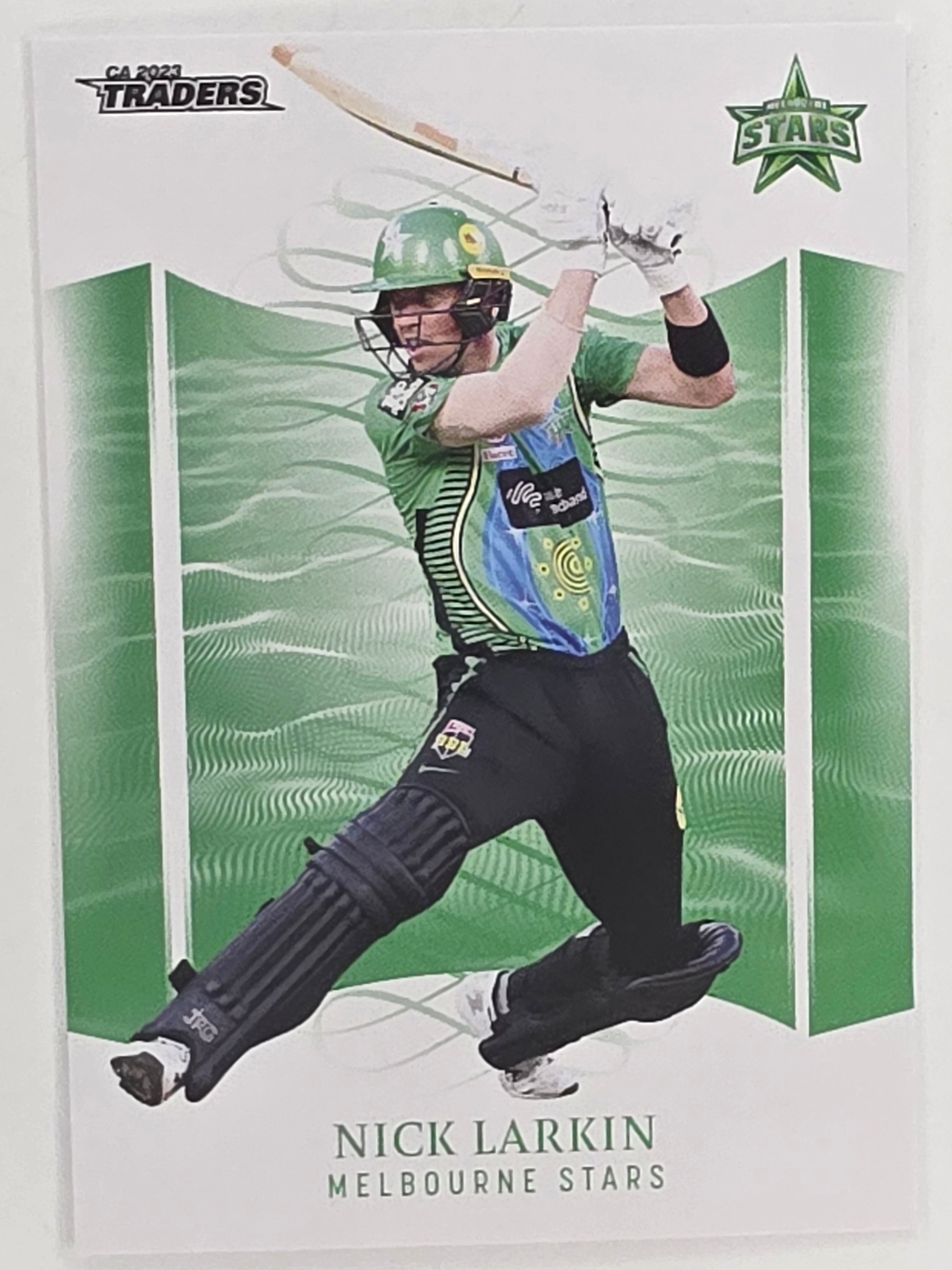 2023/24 Cricket Traders Base Card #107 Nick Larkin Melbourne Stars
