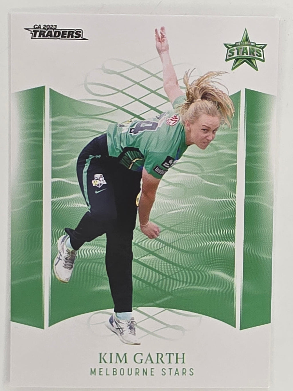 2023/24 Cricket Traders Base Card #112 Kim Garth Melbourne Stars WBBL