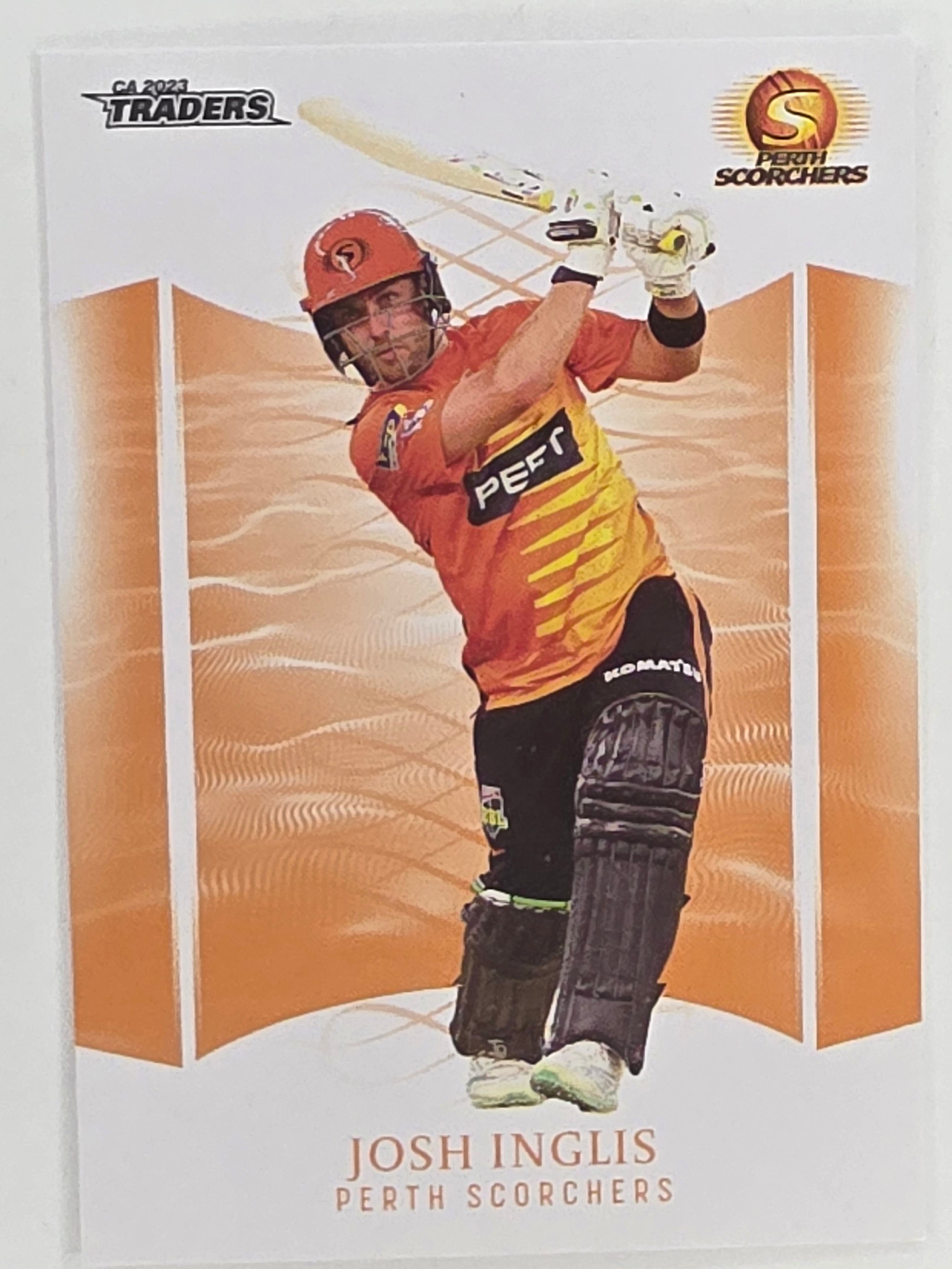 2023/24 Cricket Traders Base Card #118 Josh Inglis Perth Scorchers