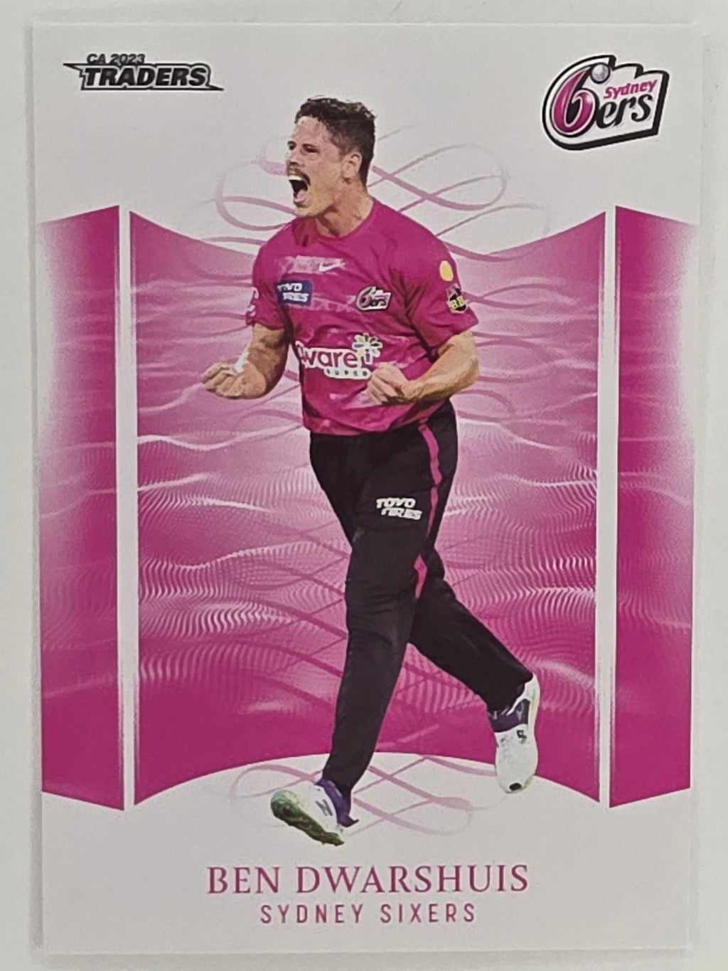 2023/24 Cricket Traders Base Card #128 Ben Dwarshuis Sydney Sixers