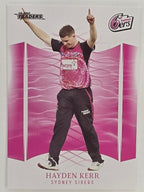 2023/24 Cricket Traders Base Card #129 Hayden Kerr Sydney Sixers