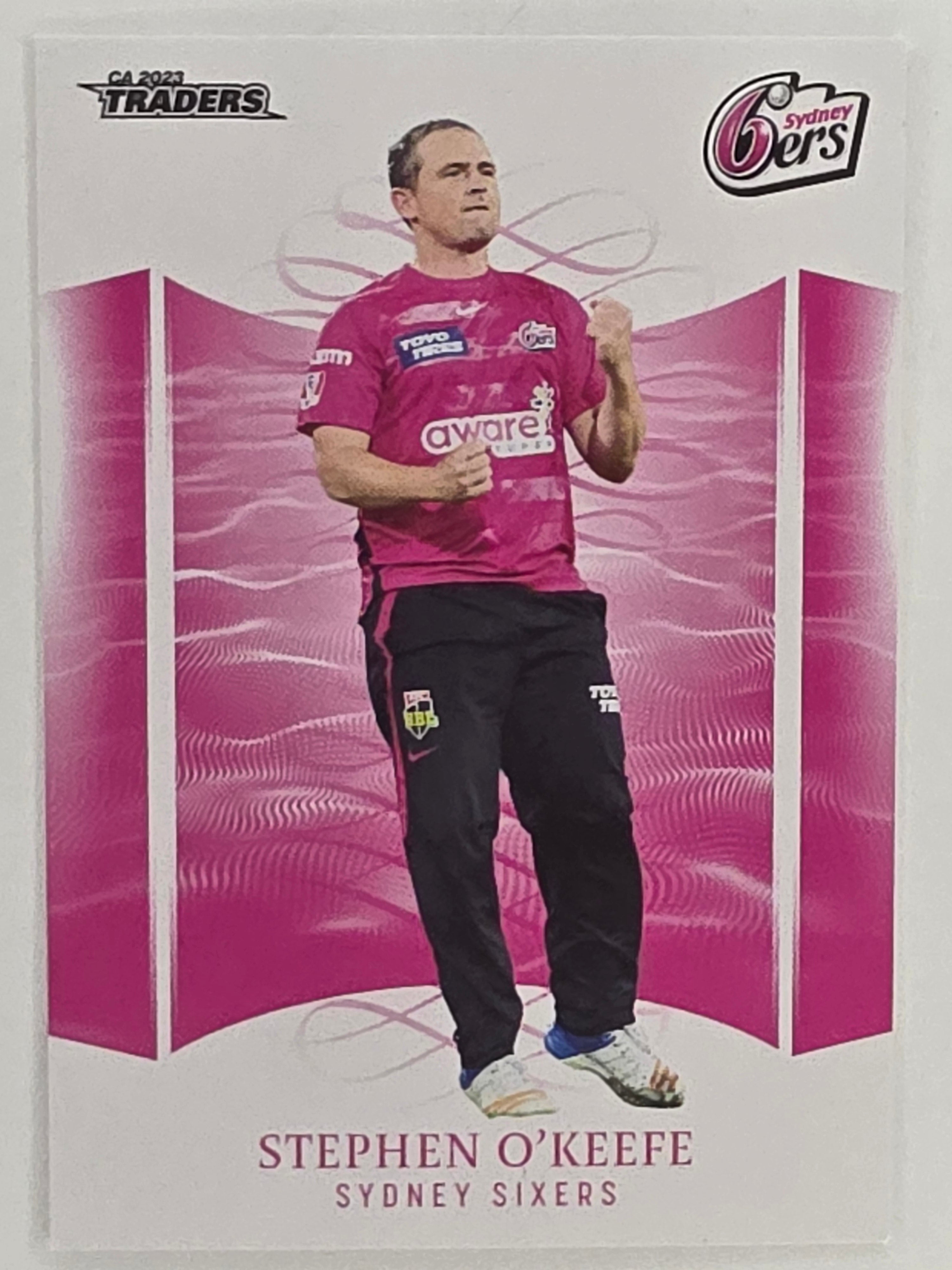 2023/24 Cricket Traders Base Card #131 Stephen O’Keefe Sydney Sixers