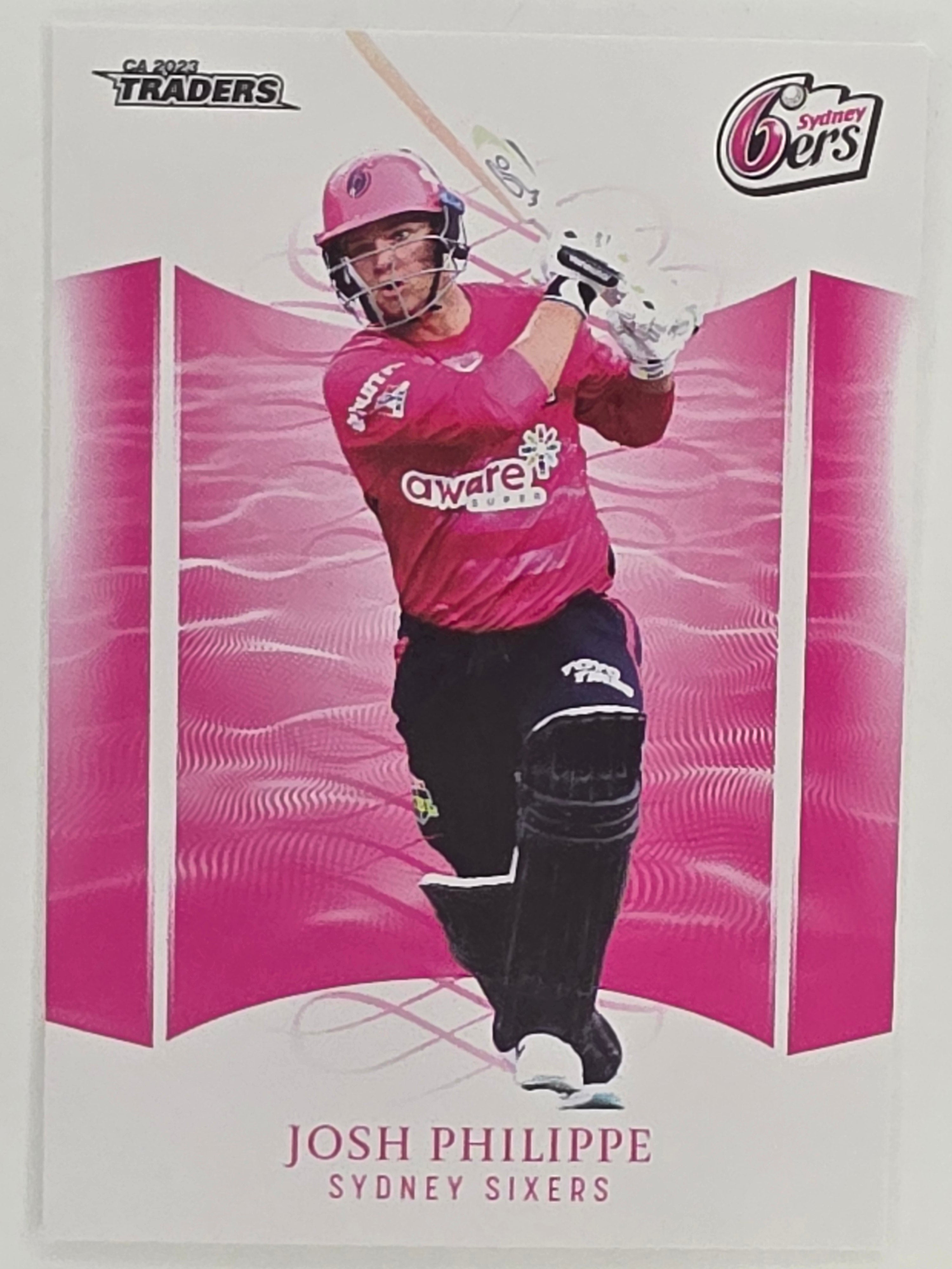 2023/24 Cricket Traders Base Card #133 Josh Philippe Sydney Sixers