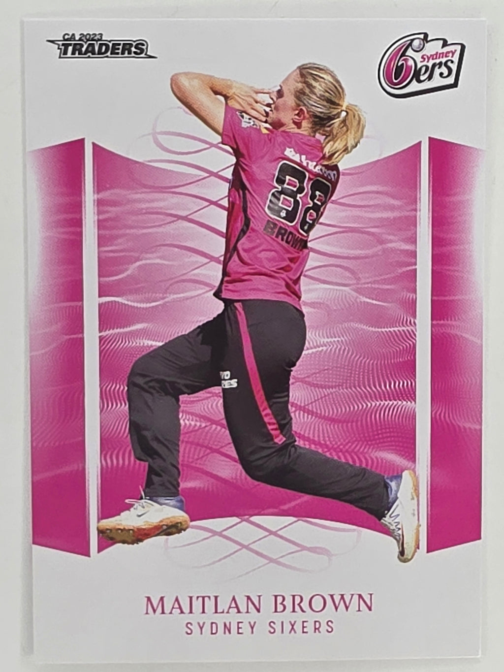 2023/24 Cricket Traders Base Card #135 Maitlan Brown Sydney Sixers WBBL