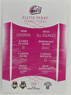 2023/24 Cricket Traders Base Card #138 Ellyse Perry Sydney Sixers WBBL