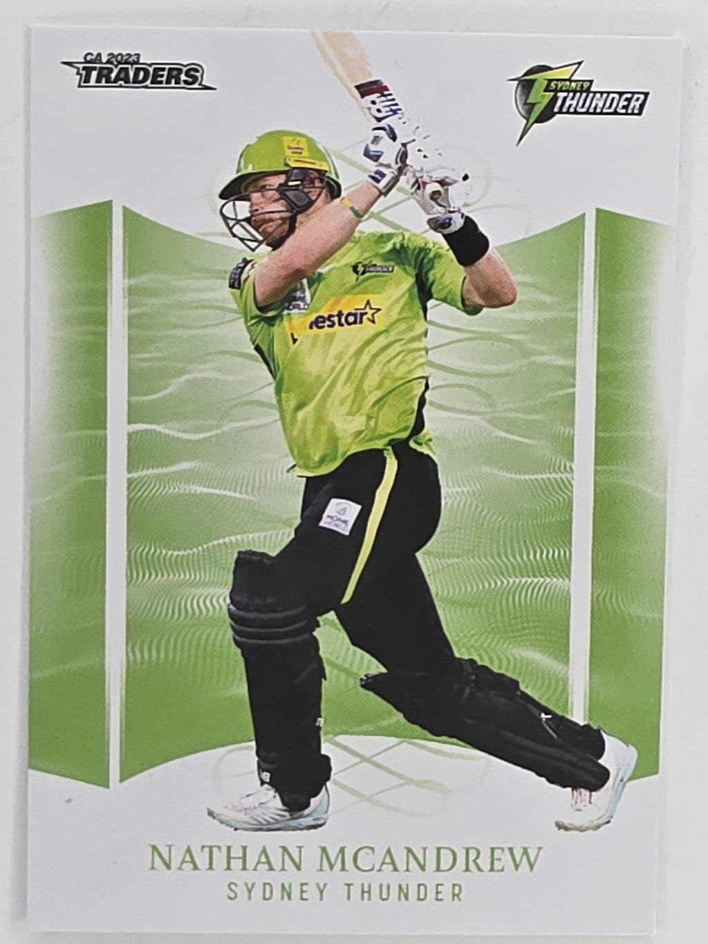 2023/24 Cricket Traders Base Card #142 Nathan McAndrew Sydney Thunder