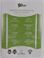 2023/24 Cricket Traders Base Card #148 Sammy-Jo Johnson Sydney Thunder WBBL