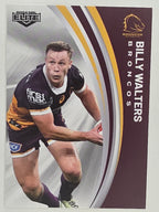 NRL 2024 Elite Base Card #009 Billy Walters Brisbane Broncos