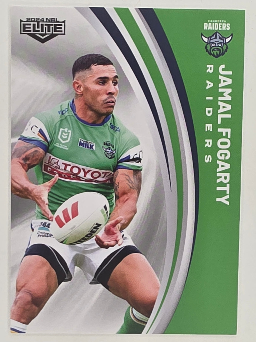 NRL 2024 Elite Base Card #011 Jamal Fogarty Canberra Raiders
