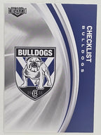 NRL 2024 Elite Base Card #019 Bulldogs Checklist Canterbury Bankstown Bulldogs