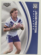 NRL 2024 Elite Base Card #027 Jacob Preston Canterbury Bankstown Bulldogs