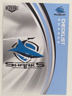 NRL 2024 Elite Base Card #028 Sharks Checklist Cronulla Sutherland Sharks