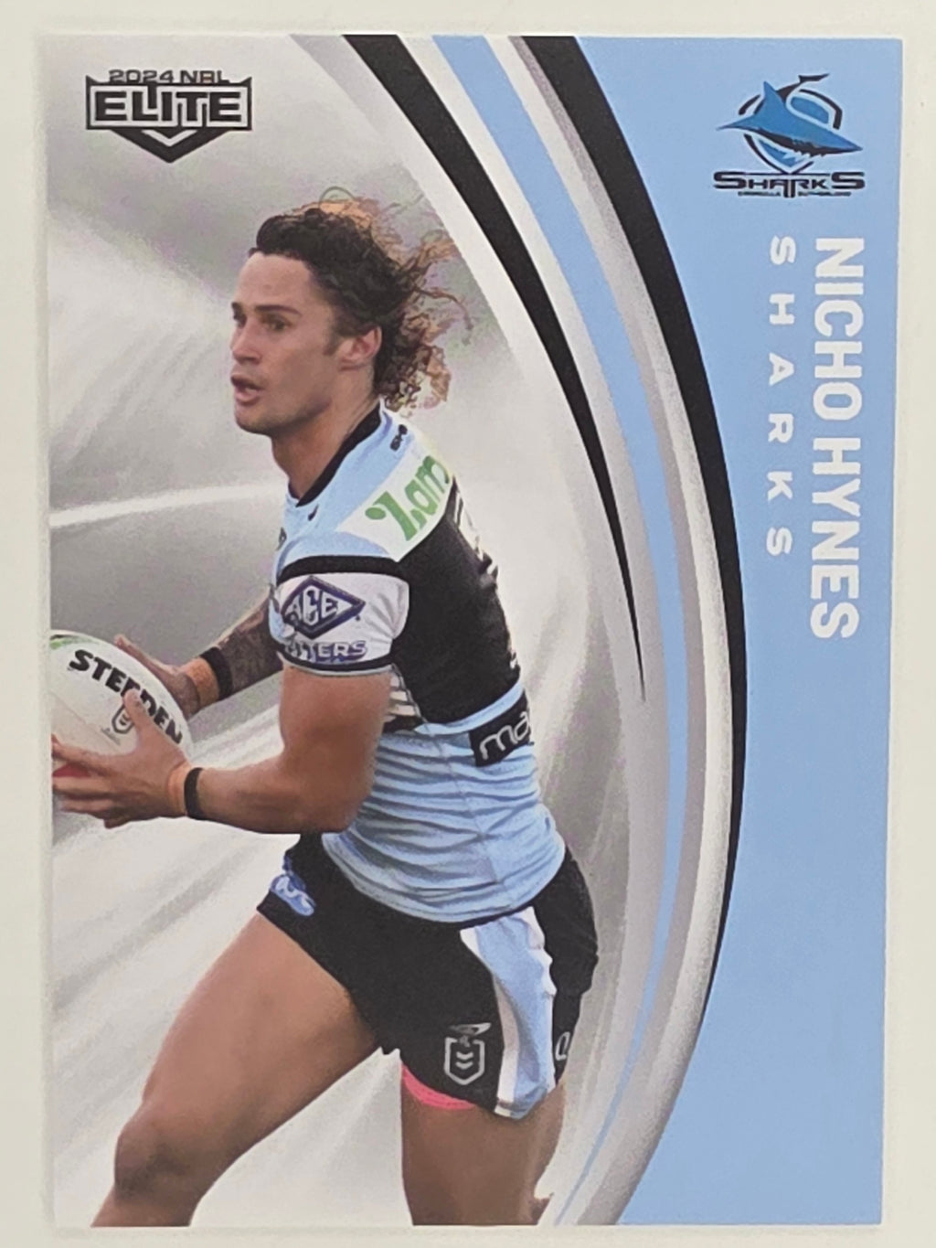 NRL 2024 Elite Base Card #031 Nicho Hynes Cronulla Sutherland Sharks