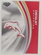 NRL 2024 Elite Base Card #037 Dolphins Checklist Redcliffe Dolphins