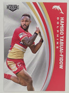NRL 2024 Elite Base Card #045 Hamiso Tabuai-Fidow Redcliffe Dolphins
