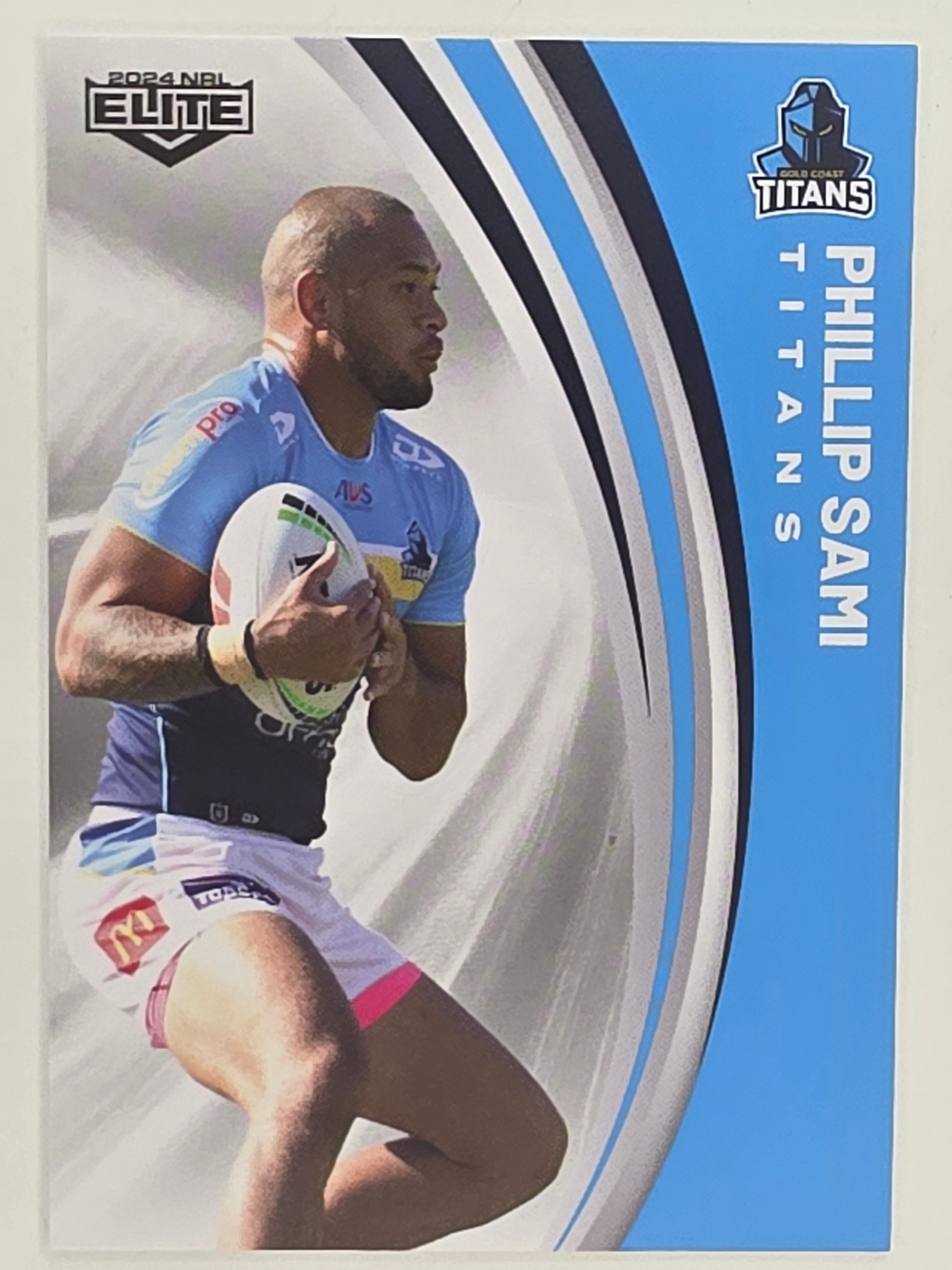 NRL 2024 Elite Base Card #054 Phillip Sami Gold Coast Titans