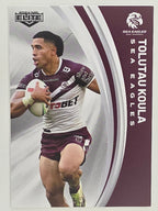NRL 2024 Elite Base Card #059 Tolutau Koula Manly Warringah Sea Eagles