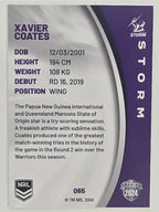 NRL 2024 Elite Base Card #065 Xavier Coates Melbourne Storm