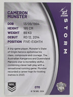 NRL 2024 Elite Base Card #070 Cameron Munster Melbourne Storm