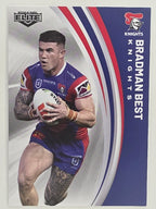 NRL 2024 Elite Base Card #074 Bradman Best Newcastle Knights