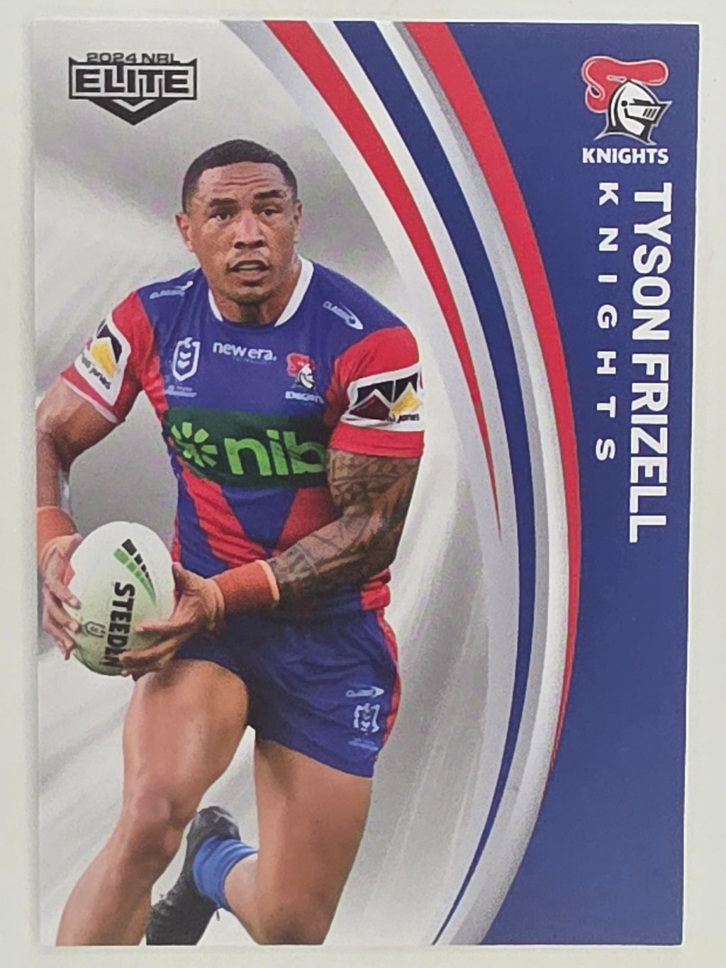 NRL 2024 Elite Base Card #076 Tyson Frizell Newcastle Knights