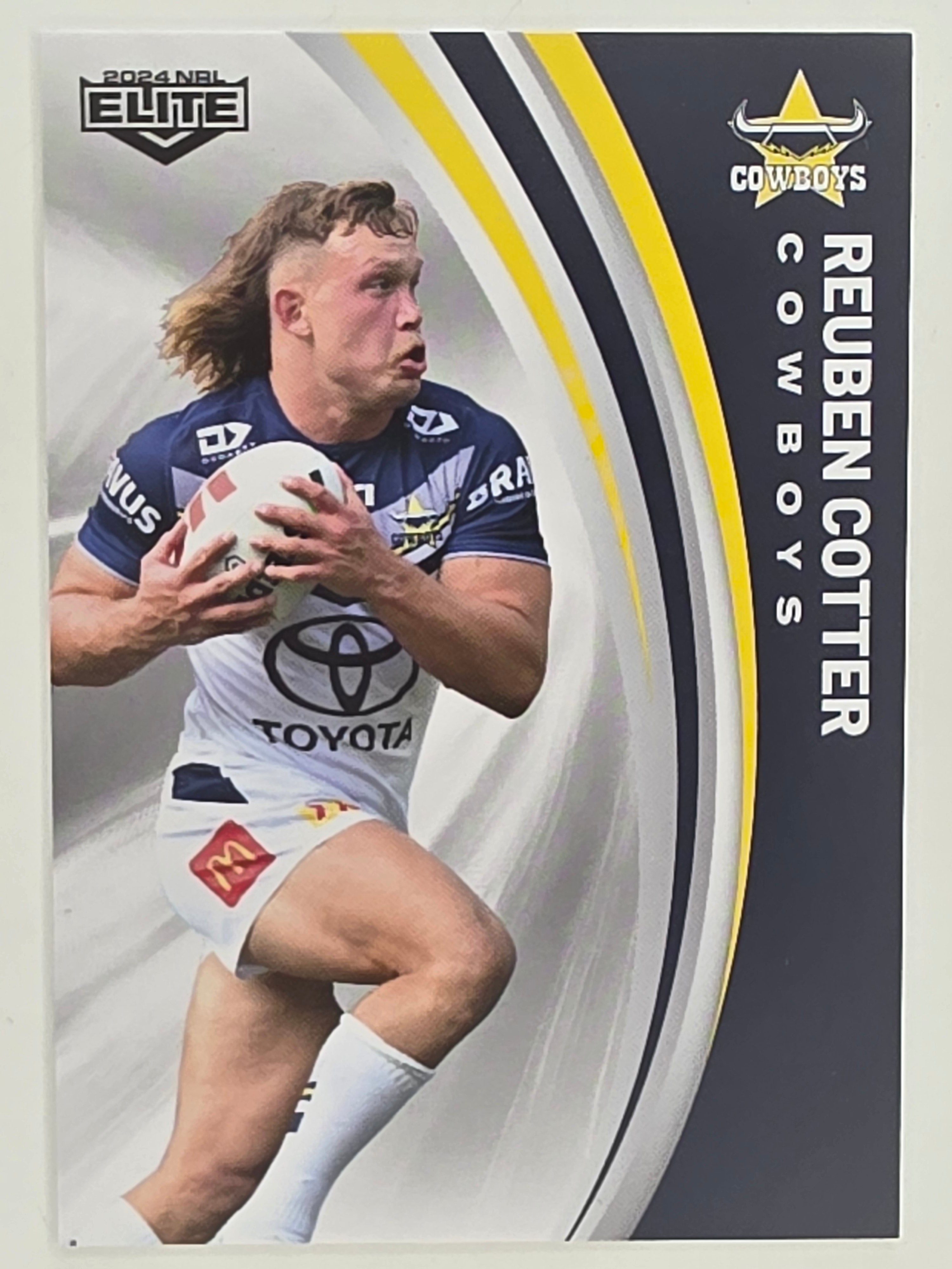 NRL 2024 Elite Base Card #083 Reuben Cotter North Queensland Cowboys