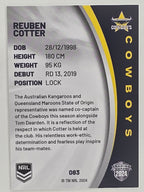 NRL 2024 Elite Base Card #083 Reuben Cotter North Queensland Cowboys