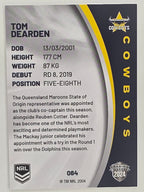 NRL 2024 Elite Base Card #084 Tom Dearden North Queensland Cowboys