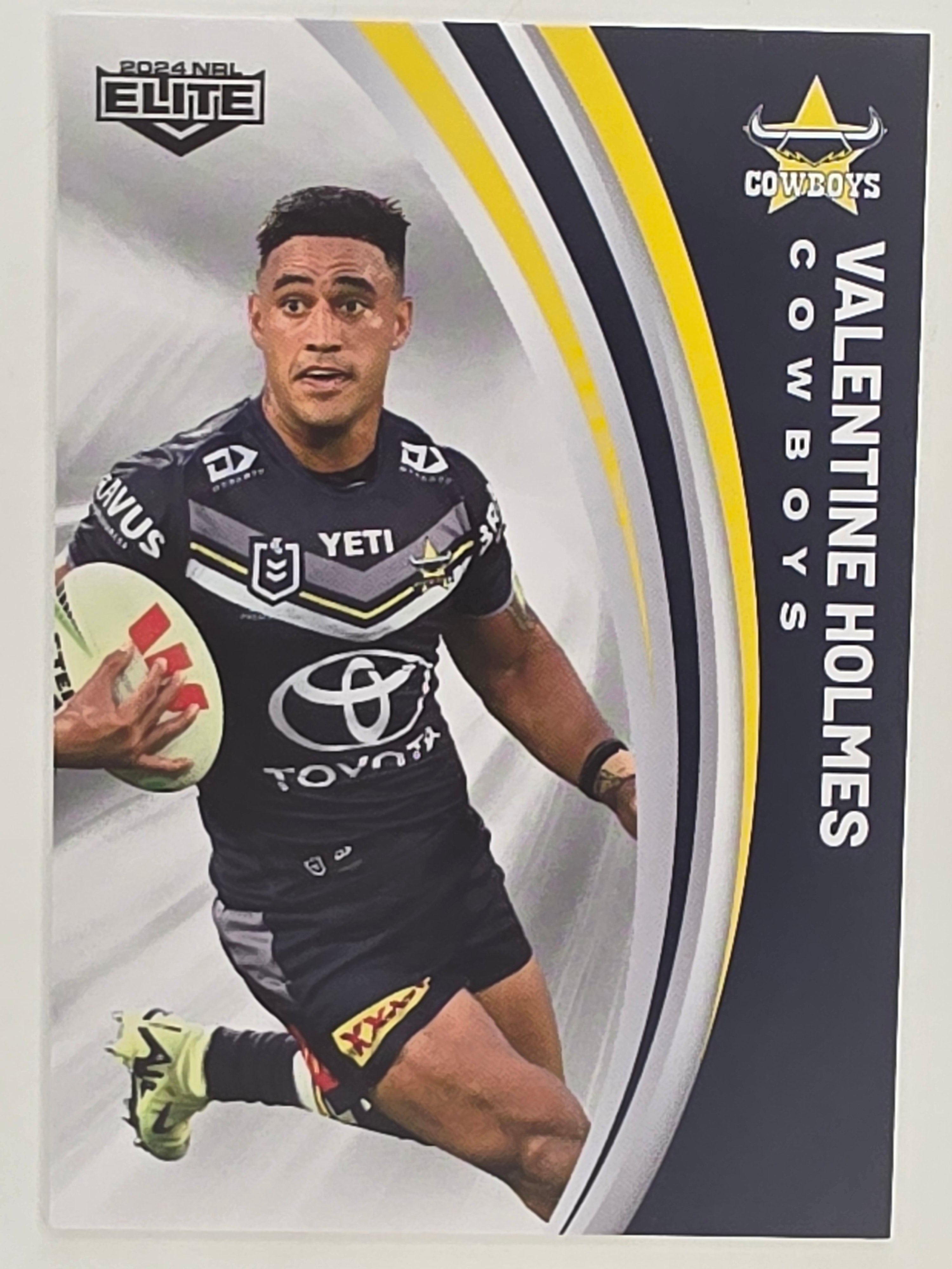 NRL 2024 Elite Base Card #086 Valentine Holmes North Queensland Cowboys