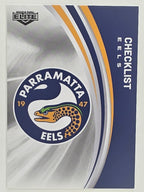 NRL 2024 Elite Base Card #091 Eels Checklist Parramatta Eels