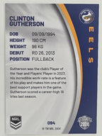 NRL 2024 Elite Base Card #094 Clinton Gutherson Parramatta Eels