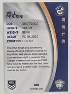 NRL 2024 Elite Base Card #098 Will Penisini Parramatta Eels
